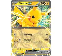 028/131 Pikachu ex - Prismatic Evolutions - Double Star Rare - Single Card with Top Loader