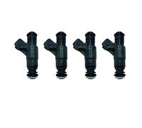 0280155964 4pcs Fuel Injector Compatible for Suzuki Alto Chery QQ 3 Chang'an Star Hafei Injection Injectors Fuel System Replacement