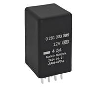 0281003085 Glow Plugs Control Unit - 12V Glow Time Controller for 4-Cylinder Diesel Engines for Audi, Man, Mitsubishi, SEAT, Skoda, VW - Compatible with Bosch 0281003085