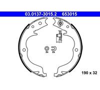 ATE 03.0137-3015.2 Handbrake shoes