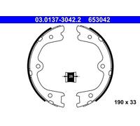 ATE 03.0137-3042.2 Handbrake shoes