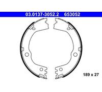 Brake Shoe Set, parking brake 03.0137-3052.2 ATE for KIA HYUNDAI