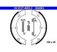 Brake Shoe Set, parking brake 03.0137-4003.2 ATE for MERCEDES-BENZ VW