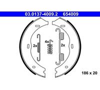 ATE Brake Shoe Set 03.0137-4009.2 - Handbrake Shoes for Mercedes-Benz Vito W447/W639, Viano V-Class