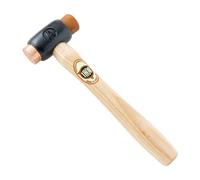 03-208 25mm Copper Hide Hammer with Wood Handle