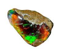 03.60Cts 100% A+ Natural Ethiopian Welo Opal Rough Stone, Raw Crystal,October Birthstone, Jewelry Making Gemstone, Ultra Fire Striking Opal, Opal Rock, Handpicked Stone, Size-10X14X05MM