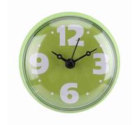03 Bathroom Clock, Outdoor Waterproof Shower Clock, for Kitchen and Bathroom (Green)