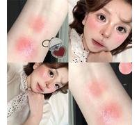 (03) Hot Heart Tide Thin Velvet Cloud Blush Cream Naturally Brightens And