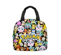(03) Pokémon Pikachu Lunch Bags Thermal Insulated School Outdoor