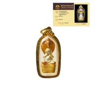 032.A Thai temple amulet features an image of the Weeping Buddha (also known as the Masked Buddha), which is believed to bring good luck, ward off harm and attract wealth.Have an independent ID card