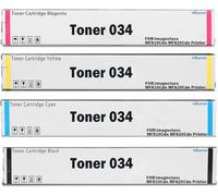 034 CRG-034 High Yield Toner Cartridges Compatible Canon CRG-034 Toner use for imagerunner Advance MF810Cdn MF820Cdn Printers. (4 Pack Black Cyan Magenta Yellow)