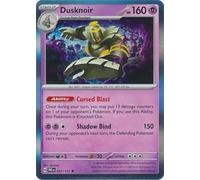 037/131 Dusknoir - Prismatic Evolutions - Holo Rare - Single Card with Top Loader