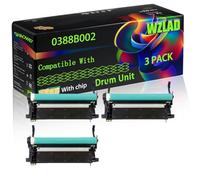 0388B002 Compatible for Canon Drum Unit with Chip IR 10221F 1024 1025IF 1018J 1020J 1022F 1024A 1024IF Printers (3 Pack Black)