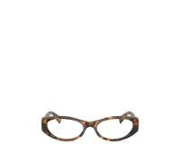 Miu Miu MU 03ZV 14L1O1 Woman Optical frames Acetate Turtle Transparent Round Normal