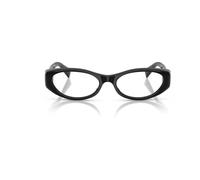 03Zv 16K1O1 Eyeglasses - female - Miu Miu - Glasses - Black - 55 MM - Accessories 55 MM