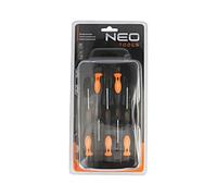 04-224 Set: Phillips screwdriver, flat plastic box 5pcs NEO TOOLS