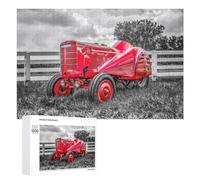 04 Orchard Tractor Colourful Wooden Jigsaw Puzzle for Adults, 1000 PCS
