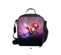 (04) Super Mario Insulated Lunch Bag Picnic Lunch Box School Outdoor