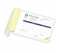 04 X A6 Duplicate Invoice Books, Receipt Books, Order Forms, 200 A6 Duplicate Sets, Full Colour Printing