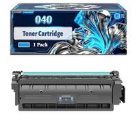 040 Toner Cartridge Compatible for Canon I-Sensys LBP-710Cx LBP-712Cx Printers, With Chip Large Capacity 6300 Pages (1 Pack Cyan)