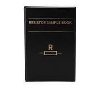 0402 SMD Resistor Sample Book, 170 Values 8500pcs SMD Resistor Assorted Folder with 1% Accuracy, Compact PVC Storage for Electronic Engineering and Circuit Design