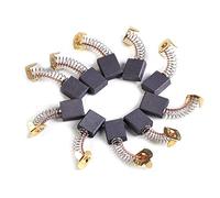 043# (7x11x18mm) 10 Pieces Copper Electric Motor Carbon Brushes in Various Sizes, essential Washing Motor Repair Parts, Brush replacements for Electric Tool Motor Maintenance