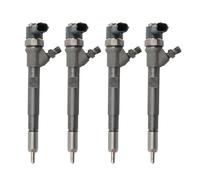0445110218 Common Rail Diesel Injector 05142811AA Compatible for Jeep Liberty CRD L4 2.8L 2005-2006 4pcs