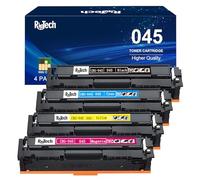 045 MF632Cdw Toner Cartridge,Replacement for Canon 045H CRG-045 for Color ImageCLASS MF634Cdw LBP612Cdw LBP613Cdw MF632 MF634 Series Printer Tray,No Fading,No Streak,Black Cyan Yellow Magenta 4 Pack