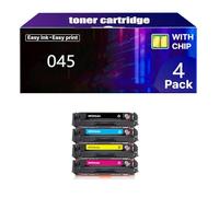 045 Toner Cartridge,Replacement for Canon 045H CRG-045 for Color ImageCLASS MF634Cdw LBP612Cdw LBP613Cdw MF632 MF634 Series Printer,4 Color-1 pack