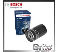 Bosch Oil Filter P3340 (0451103340) - 76mm Ø - Fits MG ZS ZT ZT-T, Rover 45 & 75