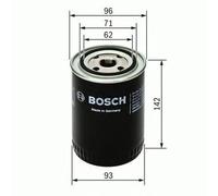 Oil Filter fits PORSCHE 911 CARRERA 2.7 72 to 77 Bosch 91110775400 91110776400