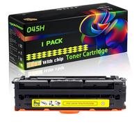 045H Compatible for Canon Toner Cartridge with Chip I-Sensys LBP-611Cn MF-633Cdw LBP-613Cdw MF-634Cdw Printers (1 Pack Yellow)