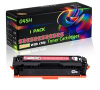 045H Compatible for Canon Toner Cartridges with Chip i-SENSYS MF631Cn MF633Cdw MF635Cx LBP611Cn Printers (1 Pack Magenta)