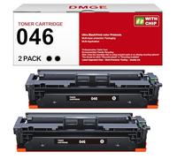 046 Black Toner Cartridge - Replacement for Canon 046 Toner Cartridge Set CRG-046 046H CRG-046H for Color ImageCLASS MF733Cdw MF731Cdw MF735Cdw MF654Cx Series Printer (2-Pack)