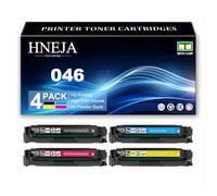046 Toner Cartridge, Compatible CRG046 BK/C/M/Y Toner Cartridges for Canon LBP654Cdw MF731Cdw MF732Cdw MF733Cdw MF734Cdw MF735Cdw MF653Cdw MF654Cx MF735Cx Printer,4 Colors-1 Pack