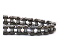 04C Roller Chain, 6.35mm Pitch, Carbon Steel Drive Chain, Single Row Industrial Transmission Chain, 0.5/1/1.5/5/10 Meters(1.5Meters)