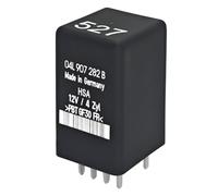 04L 907 282B 527 Glow Plug Relay Control Unit - 9-Pin OEM Replacement for Audi A3 A4 A6, VW, Seat 1.6L/2.0L Engines - Compatible with VAG 8P 8V B7 B8 C7 Platforms