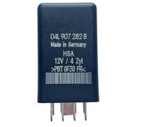 04L907282B Glow Plug Controller Relay Module, 12V 9-Pin Diesel Preheat/Afterglow Control Unit, Replaces 038907281B, Glow Plug Relay, Confirm Fitment by OE & Manual