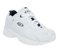 Hi-Tec Unisex XT115 Junior Fitness Shoes - White (White/Navy 011), 2 UK (34 EU)