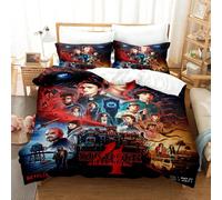 (05, 220x260) Bedding set 4-piece 3-piece set Stranger Things bed sheet quilt