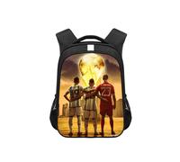 (05) Football Star Lionel Messi Backpack Student School Bag Travel Bag