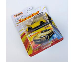 05 Matchbox 50th Anniversary Superfast Honda S2000 Yellow metal model car GGD25
