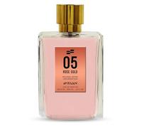 05 Rose Gold Eau De Parfum 100ML by FAAN - Luxury Floral Woody Musk Perfume for Women & Men - Long Lasting Rose, Vanilla, Sandalwood & Tuberose Arabic Fragrance