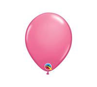 05" Round Rose 100Ct Qualatex Plain Latex Balloons Bag of 100 Balloons