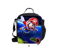 (05) Super Mario Insulated Lunch Bag Picnic Lunch Box School Outdoor