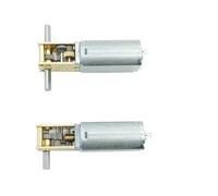 050 Gear electronic starter Single/Double Shaft Full Metal Gearbox Reduction electronic starter 12V Slow Speed Large Torque for Engine Robot BIANMTSW(DC 12V 16RPM,Double Shaft)