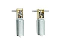 050 Turbo Worm Gear electronic starter DC 3V 6V 9V 12V Slow Speed Large Torque Full Metal Gearbox Reduction electronic starter DIY Robot Car IINKUEYK((D) 17RPM-68RPM,Single Shaft)