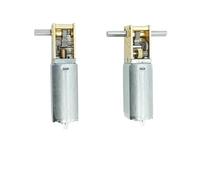 050 Turbo Worm Gear electronic starter DC 3V 6V 9V 12V Slow Speed Large Torque Full Metal Gearbox Reduction electronic starter DIY Robot Car MQXFCZUX((F) 51RPM-203RPM,Double Shaft)