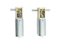 050 Turbo Worm Gear electronic starter DC 3V 6V 9V 12V Slow Speed Large Torque Full Metal Gearbox Reduction electronic starter DIY Robot Car((H) 190RPM-762RPM,Single Shaft)