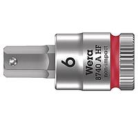 05003337001 Hexagon key Hex-Plus, socket wrench HEX 6mm 1/4" WERA